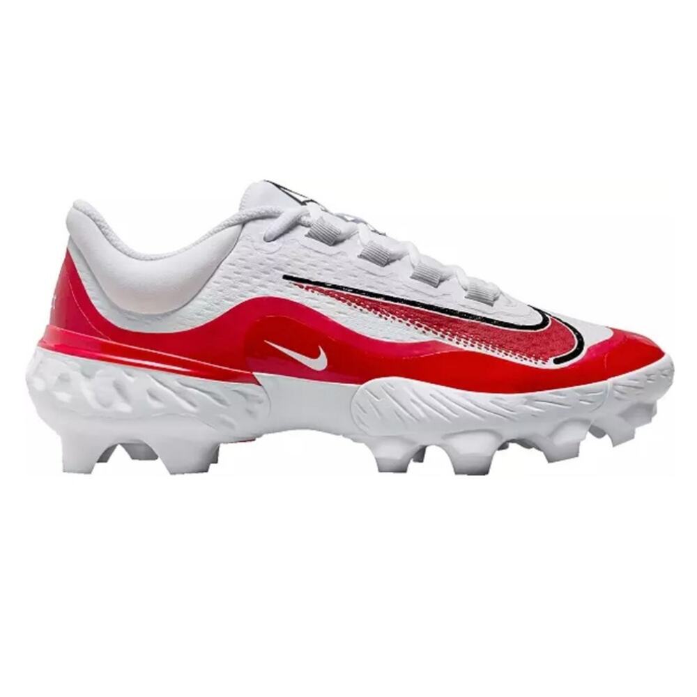 Nike Alpha Huarache Elite 4 MCS Baseball ⚾️ Cleat, Size 14, Red, White, Black